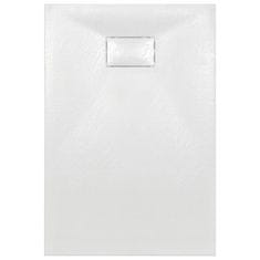 Vidaxl Kad za tuš SMC bela 120x70 cm
