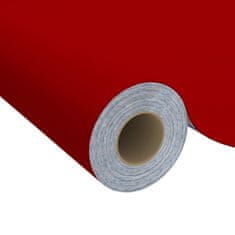 Vidaxl Samolepilna folija za pohištvo 2 kosa rdeča 500x90 cm PVC