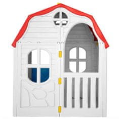 shumee Zložljiva otroška hišica z delujočimi vrati in okni