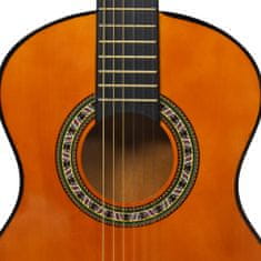 Greatstore Klasična kitara za začetnike in otroke 1/2 34" lipov les