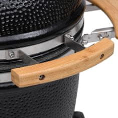 Greatstore Kamado keramični žar z dimljenjem 44 cm