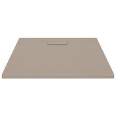 Vidaxl Kad za tuš SMC rjava 100x80 cm