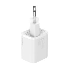 BASEUS Super Si 1C hitra polnilna napajalnik za telefon USB-C 20W PD bela