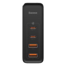 BASEUS Hitri omrežni polnilnik GaN2 Pro USB USB-C QC PD 100 W, črn