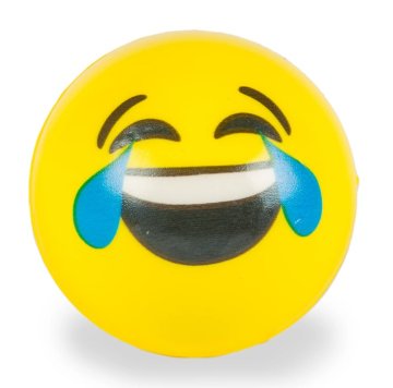 SELIS žoga iz pene, smejoč emoji s solzami, 5 cm