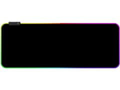 Verkgroup Osvetljena LED RGB računalniška podloga za miško in tipkovnico 80x30cm