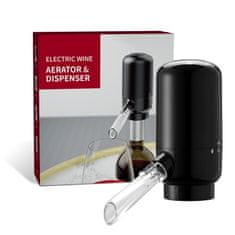 Verkgroup Brezžični električni dozator za vino – prezračevalnik in točilnik vina