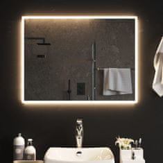 shumee LED kopalniško ogledalo 80x60 cm