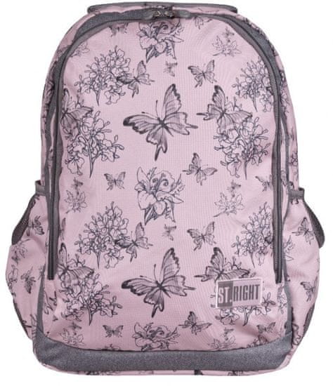 ST.RIGHT Šolski nahrbtnik z dvema predelkoma Butterfly