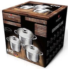 Blaumann Komplet posode iz nerjavečega jekla 6 kosov Gourmet line BL-3160