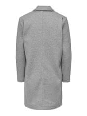Jacqueline de Yong Ženski plašč JDYHARMONY Melange Light Grey melanž (Velikost XL)