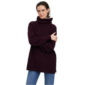 Vero Moda Ženski pulover VMSAYLA Regular Fit 10268496 Winetasting