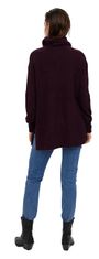 Vero Moda Ženski pulover VMSAYLA Regular Fit 10268496 Winetasting (Velikost XS)