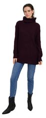 Vero Moda Ženski pulover VMSAYLA Regular Fit 10268496 Winetasting (Velikost XS)