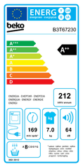 Beko B3T67230 sušilni stroj