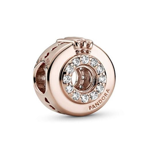 Pandora Bleščeča bronasta Pavé kronska perla O 789059C01
