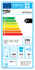 Beko B5T69233 sušilni stroj