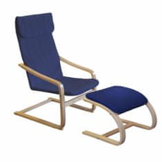 eoshop LISA stolček za noge modra