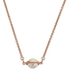 Emporio Armani Elegantna bronasta ogrlica z biseri EG3532221