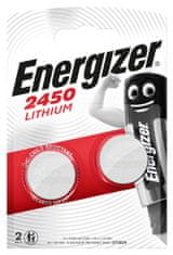 Energizer CR2450 Lithium baterija, 2 kosa