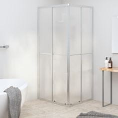 Vidaxl Tuš kabina mlečno steklo ESG 90x70x180 cm