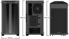 Be quiet! Pure Base 500FX ohišje, midiATX, črno (BGW43)