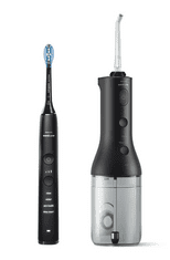 Philips Sonicare DiamondClean 9000 zobna ščetka + ustna prha, črna (HX3866/43)