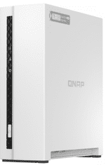 Qnap NAS strežnik za 1 disk, 2GB RAM, 1Gb mreža, bel (TS-133)