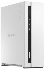 Qnap NAS strežnik za 1 disk, 2GB RAM, 1Gb mreža, bel (TS-133)