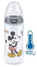 Nuk FC+ Mickey steklenička z nadzorom temperature, 300 ml - siva