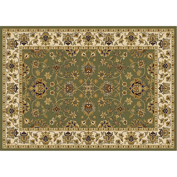 KONDELA Preproga, zelena / mešanica barv / vzorec, 67x120, TIP KENDRA 2