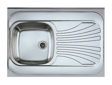 CASARREDO Pomivalno korito iz nerjavečega jekla KLASIČNO 30N vsepovsod levo