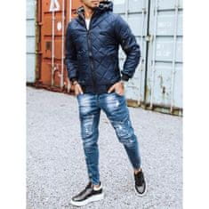 Dstreet Moška jesenska jakna s kapuco temno modra FALL tx2602z XL
