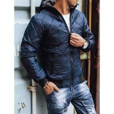 Dstreet Moška jesenska jakna s kapuco temno modra FALL tx2602z XL
