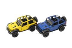 Kinsmart Avto Jeep Wrangler 2018 odprta streha 12cm kovina/plastik 4 barve na hrbtni strani