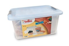 Teifoc Šolski set 320 kosov v plastični škatli z ročaji