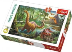 Trefl Puzzle Dinozavri v gibanju / 60 kosov