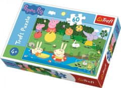 Trefl Puzzle Peppa Pig na ribniku / 60 kosov