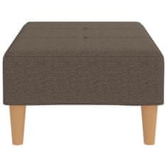Vidaxl Stolček za noge taupe 78x56x32 cm blago