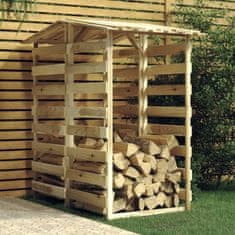 Greatstore Pergola s streho 2 kosa 100x90x200 cm impregnirana borovina