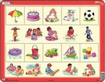 LARSEN Uganka Kaj pripada čemu? 10 kosov