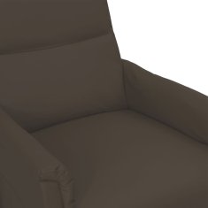 Vidaxl Električni masažni stol, nagibni, siv, umetno usnje