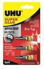 UHU LEPILO SEK. UHU MINIS 3X1GR GLUE