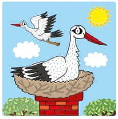 Dino Živali: kje živijo 3-5 baby puzzle