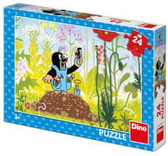 Dino Krtek v klobuku 24 Puzzle