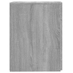 Vidaxl Lekarniška omara siva sonoma 20x45,5x60 cm konstruiran les
