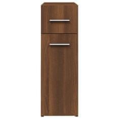 Vidaxl Lekarniška omara rjavi hrast 20x45,5x60 cm konstruiran les