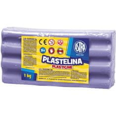 Astra Plastelin 1kg svetlo vijolične barve, 303111011