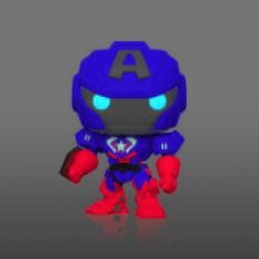 Funko POP Marvel: Marvel Mech- Captain America (ekskluzivna posebna izdaja GITD)