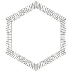 Vidaxl 6-delna ograda za zajce 54x60 cm pocinkano železo